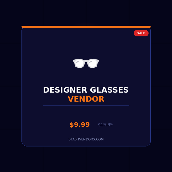 Designer Glasses Vendor